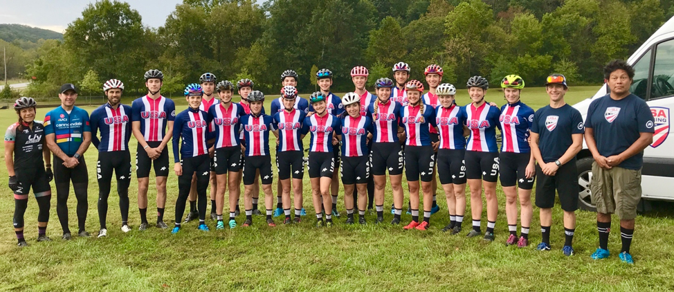 Team USA group shot at Development Camp in Bentonville, AR
